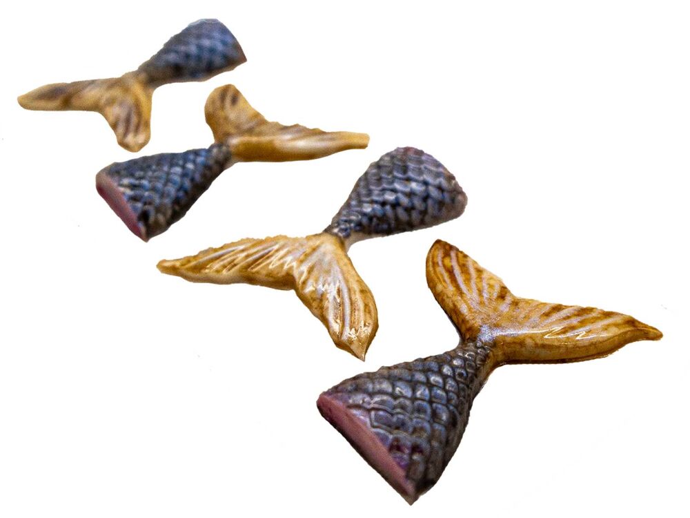 Deniz Kızı Kuyruğu 4'lü Silikon Mum Kalıbı M-323 - 4