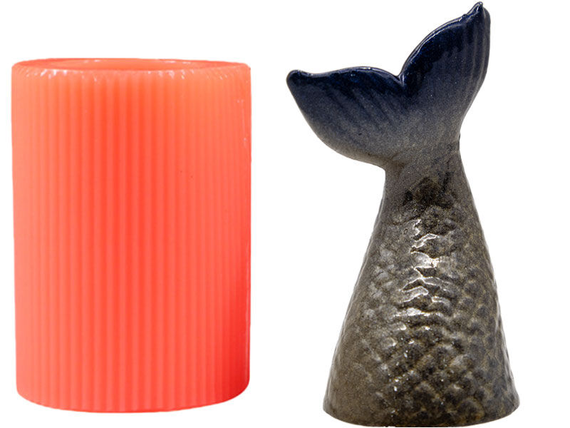 Deniz Kızı Kuyruğu Silikon Mum Kalıbı M-128 - 1