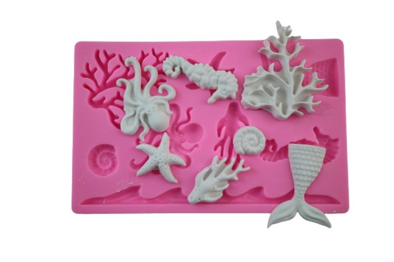 Deniz Kızı Objeler Silikon Kalıbı ÇO-162 - Kimyacınız
