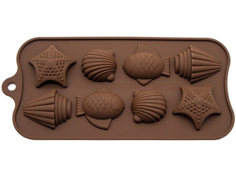 Deniz Objeleri 8'lı Silikon Kalıbı KM-1260 - 1