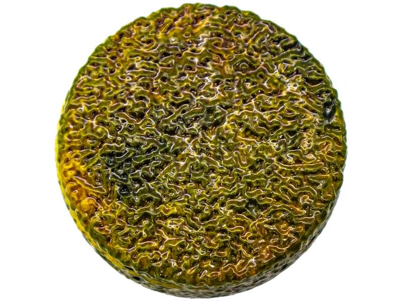 Desenli Kapaklı Silindir Beton Saksı Kalıbı B-101 - 6