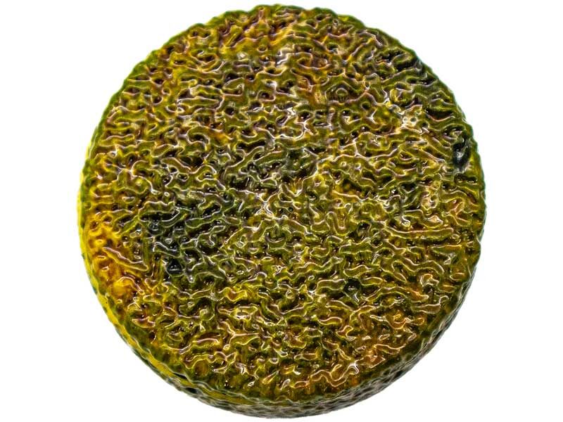 Desenli Kapaklı Silindir Beton Saksı Kalıbı B-101 - 6