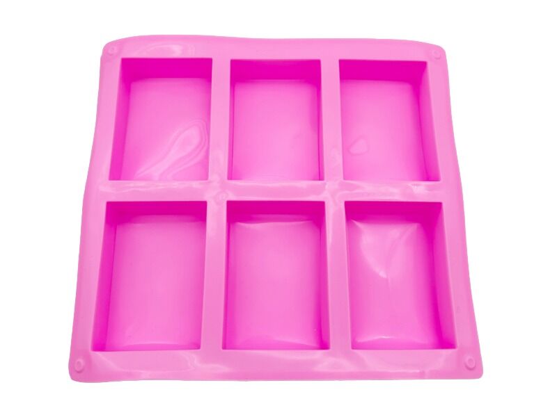 Dikdörtgen 6'lı Sabun Kalıbı SK-03 - 1