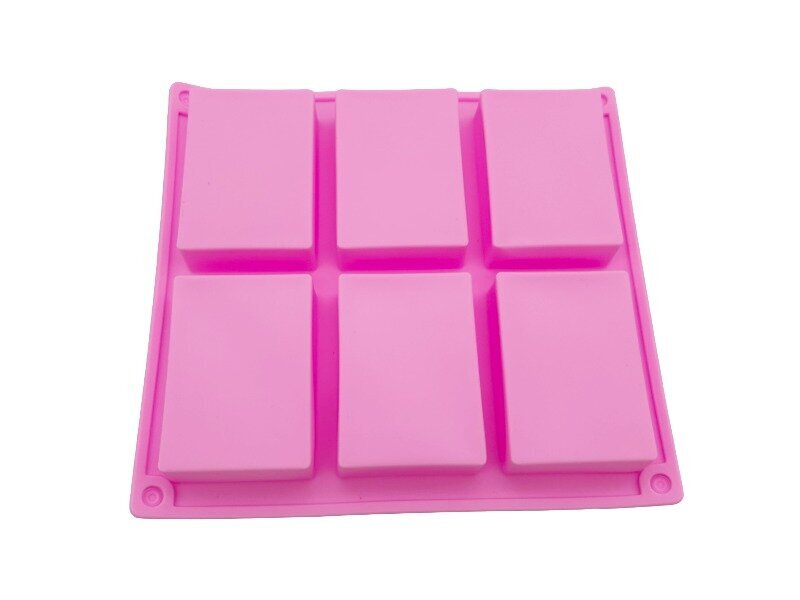 Dikdörtgen 6'lı Sabun Kalıbı SK-03 - 2