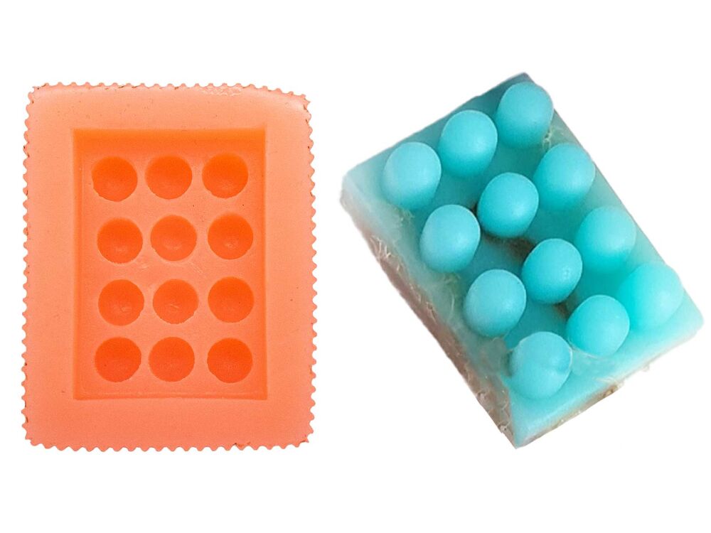 Dikdörtgen Masaj Silikon Kalıbı - 1