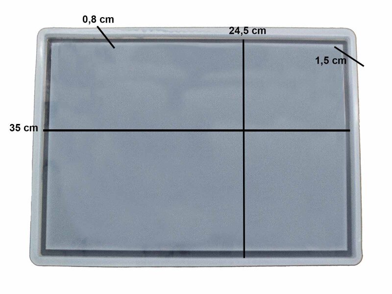 Dikdörtgen Terrazo Tabanlık Epoksi Kalıbı EPK-899 - 2