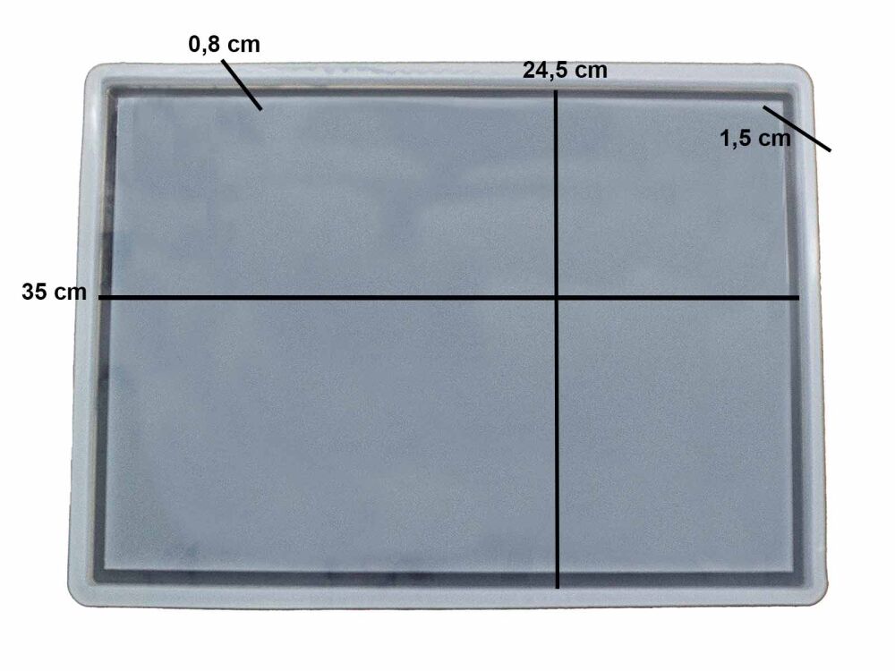 Dikdörtgen Terrazo Tabanlık Epoksi Kalıbı EPK-899 - 2