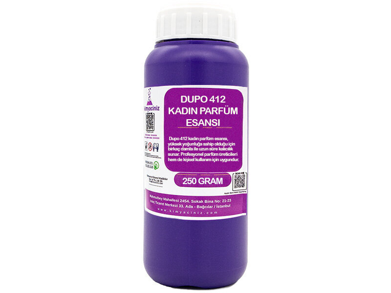 Dupo 412 Kadın Parfüm Esansı 250 Gram - Kimyacınız