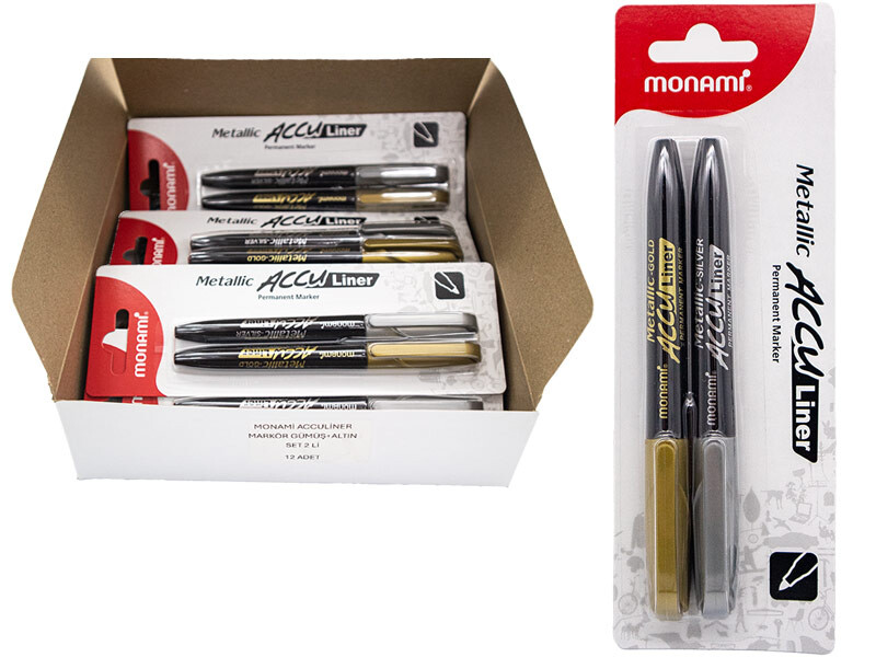 Epoksi Kalemi Gold ve Gümüş Set 12 Adet - Diğer