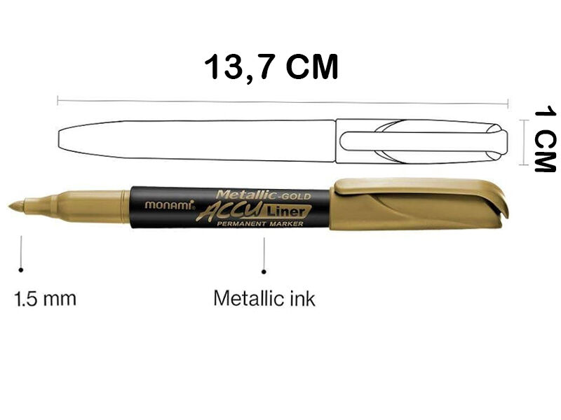 Epoksi Kalemi Gold ve Gümüş Set - 3