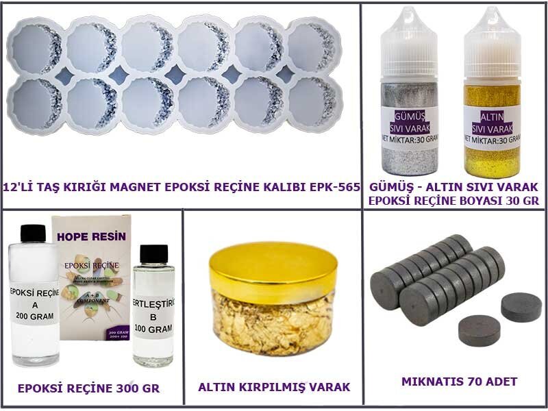 Epoksi Magnet Yapım Seti - Kimyacınız
