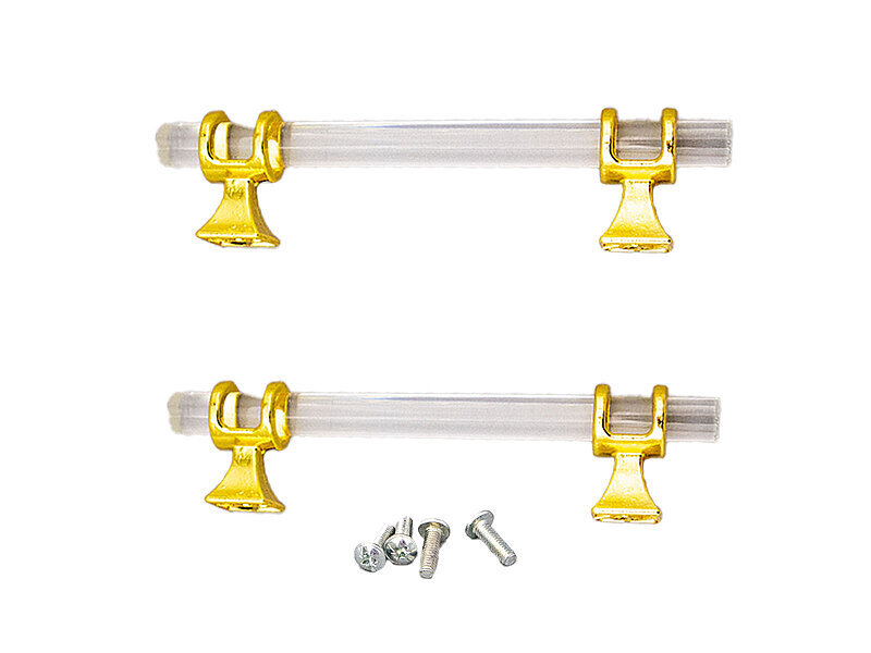 Epoksi Tepsi Gold Renk Akrilik Kulp - 128 MM - Kimyacınız