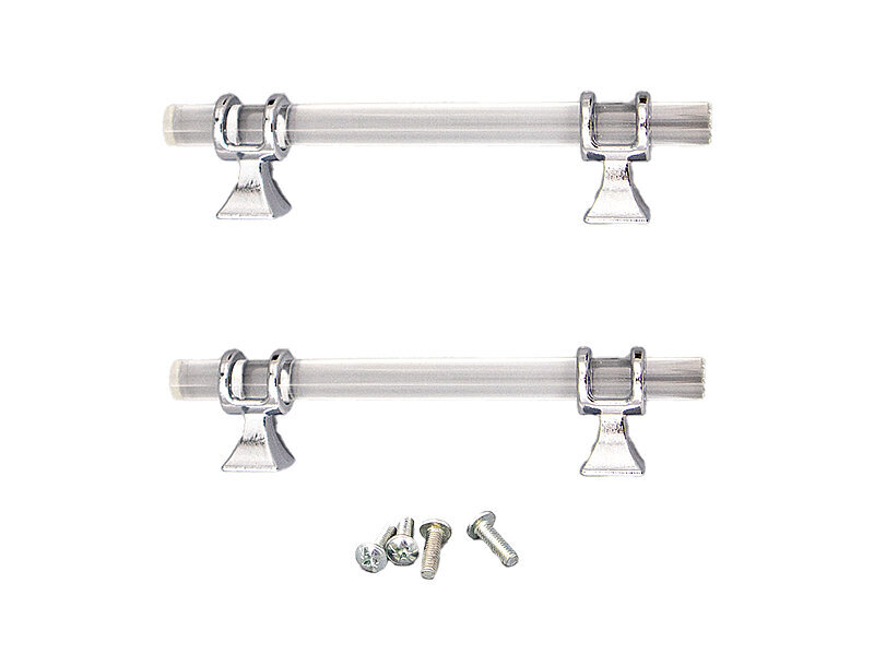 Epoksi Tepsi Gümüş Renk Akrilik Kulp - 128 MM - Kimyacınız