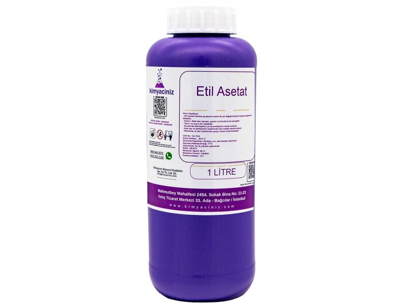 Etil Asetat 1 LT - Kimyacınız