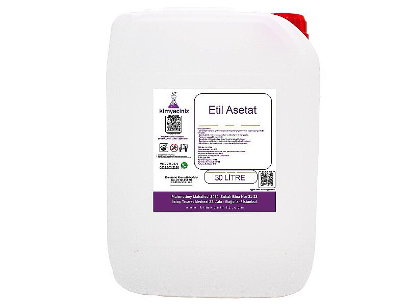 Etil Asetat 30 LT - Kimyacınız