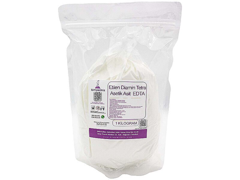 Etilen Diamin Tetra Asetik Asit - EDTA 1 KG - Kimyacınız