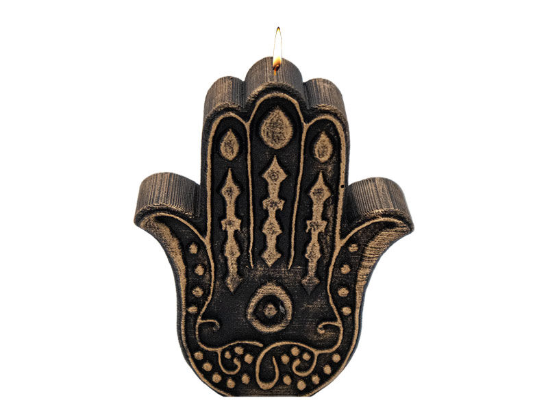 Fatma Ana Eli Silikon Mum Kalıbı M-126 - 9