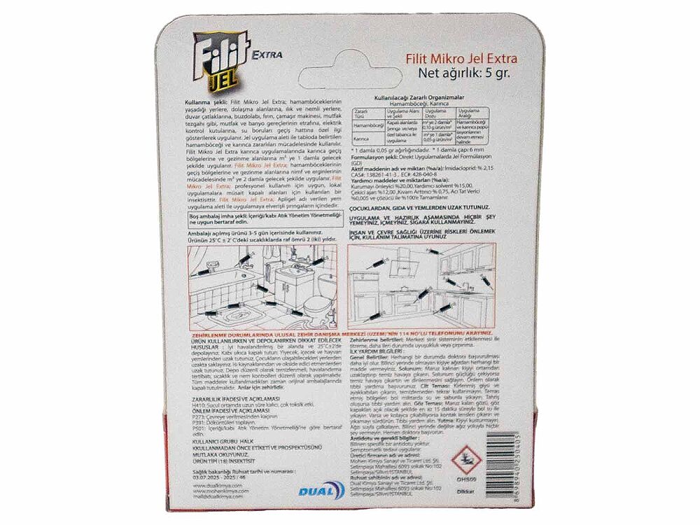 Filit Hamamböceği Jeli 5 GR - 5
