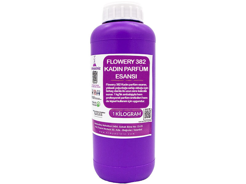 Flowery 382 Kadın Parfüm Esansı 1 KG - Kimyaciniz