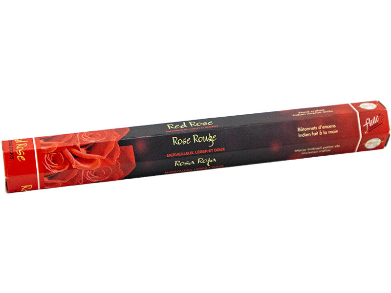 Flute Kırmızı Gül (Red Rose) Kokulu 20'li Çubuk Tütsü - Diğer