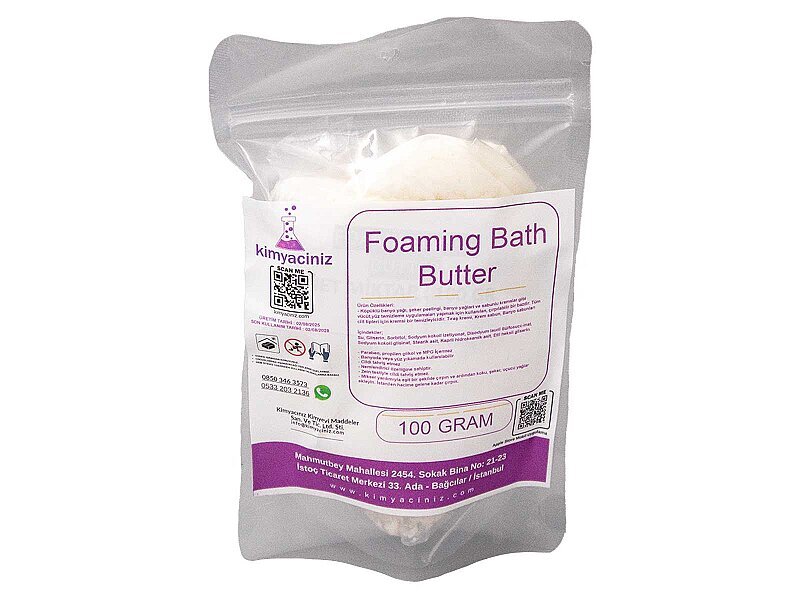 Foaming Bath Butter 100 GR - Kimyacınız