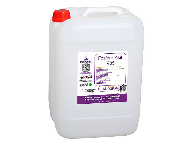 Fosforik Asit %85 10 KG - Kimyacınız
