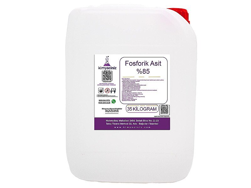 Fosforik Asit %85 35 KG - Kimyacınız
