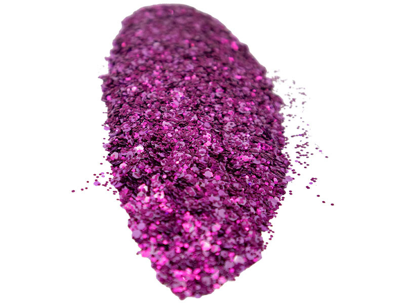Fuşya Glitter Sim Süsleme Aksesuarı 100 GR - 3