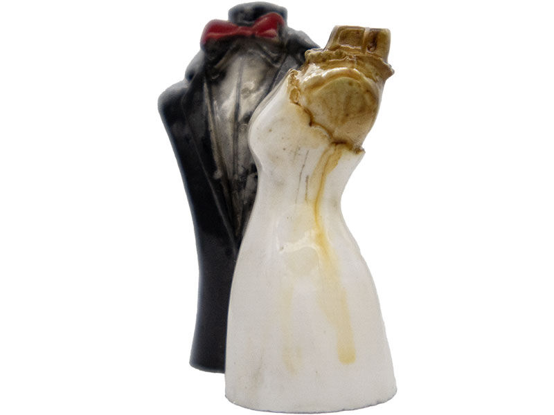 Gelin Damat Silikon Mum Kalıbı M-103 - 3