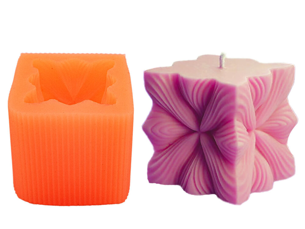 Geometrik Model Silikon Mum Kalıbı M-318 - 1