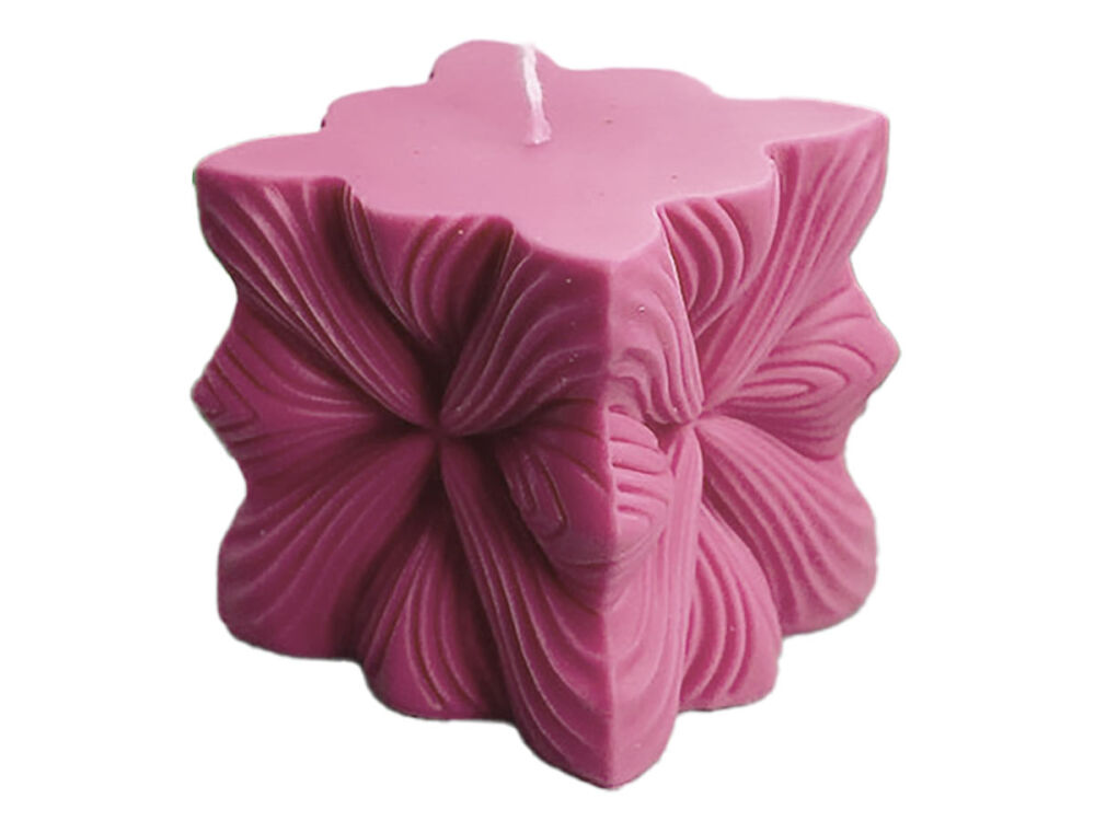 Geometrik Model Silikon Mum Kalıbı M-318 - 2