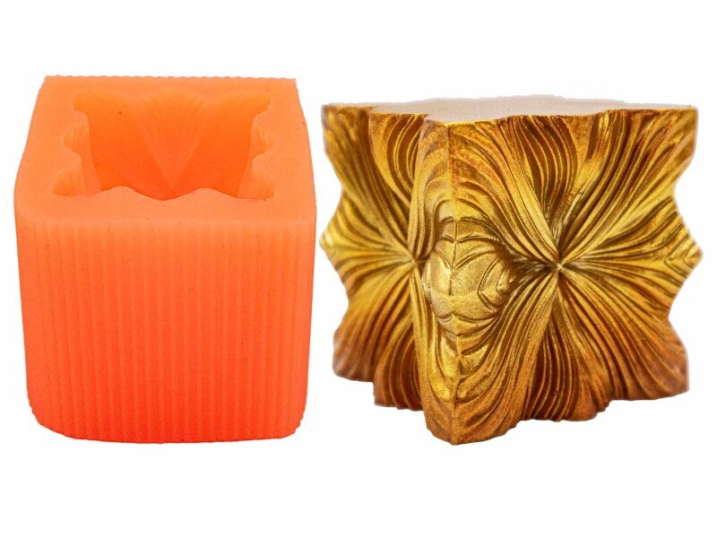 Geometrik Model Silikon Mum Kalıbı M-318 - Kimyacınız