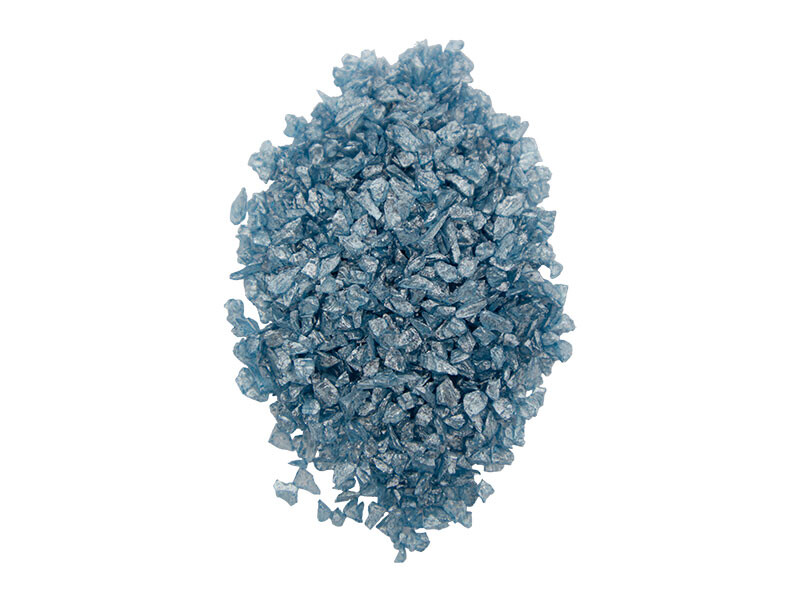 Gökyüzü Mavi Küçük Cam Kırığı 1 KG - Diğer