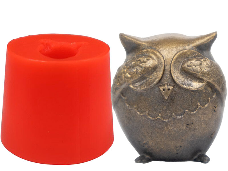 Görmedim Baykuş Silikon Mum Kalıbı M-106 - 1