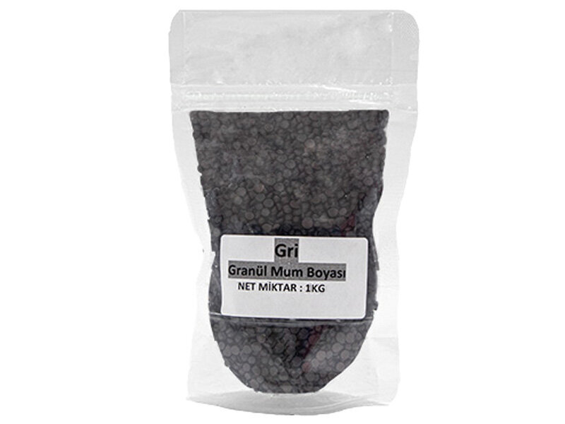 Gri Granül Mum Boyası 1 KG - Kimyacınız