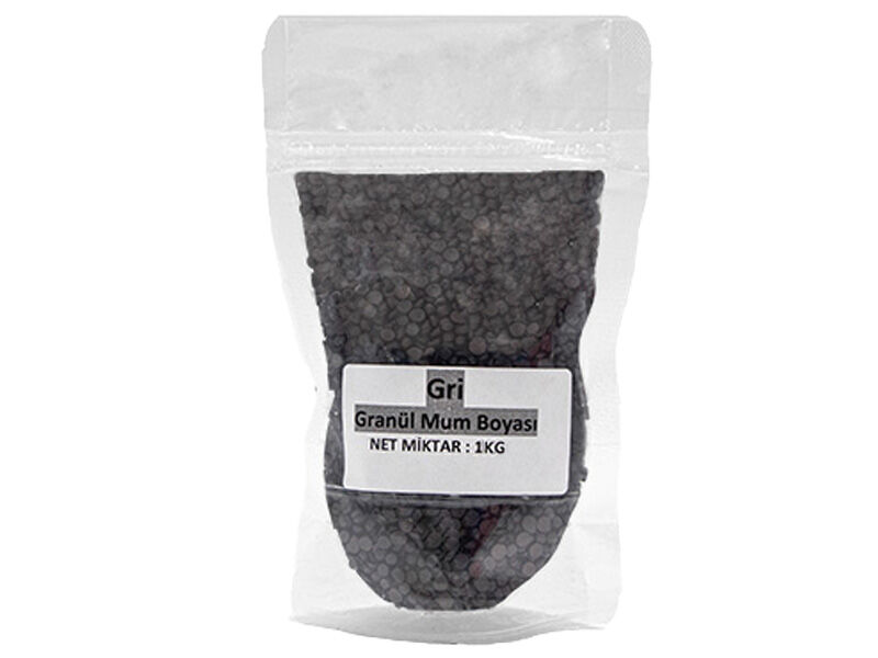 Gri Granül Mum Boyası 1 KG - 1