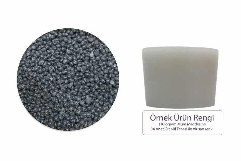 Gri Granül Mum Boyası 10 GR - 2