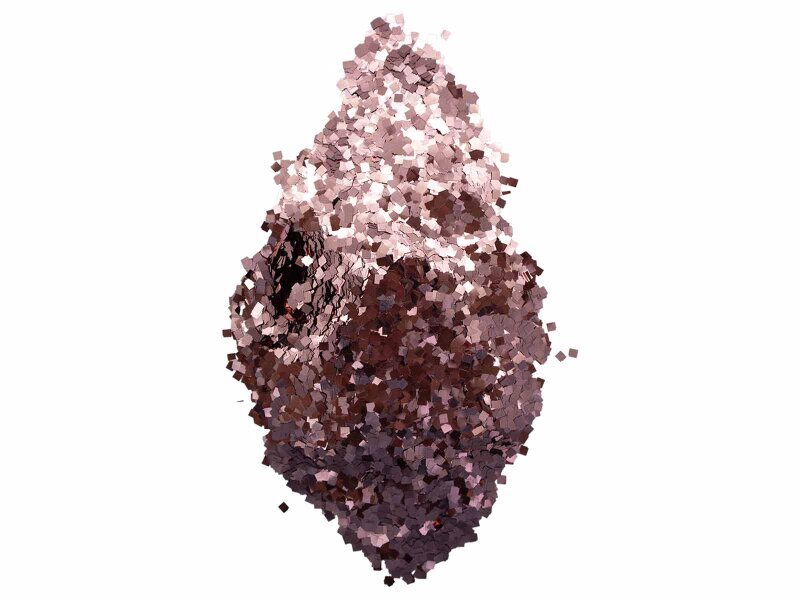 Gül Kurusu Glitter Süsleme Aksesuarı 100 GR - 4