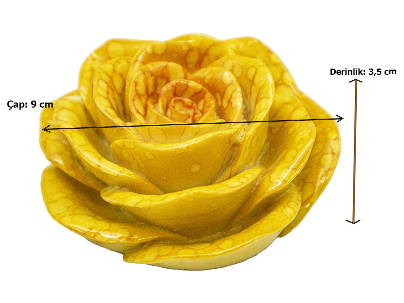 Gül Model Silikon Mum Kalıbı M-249 - 2