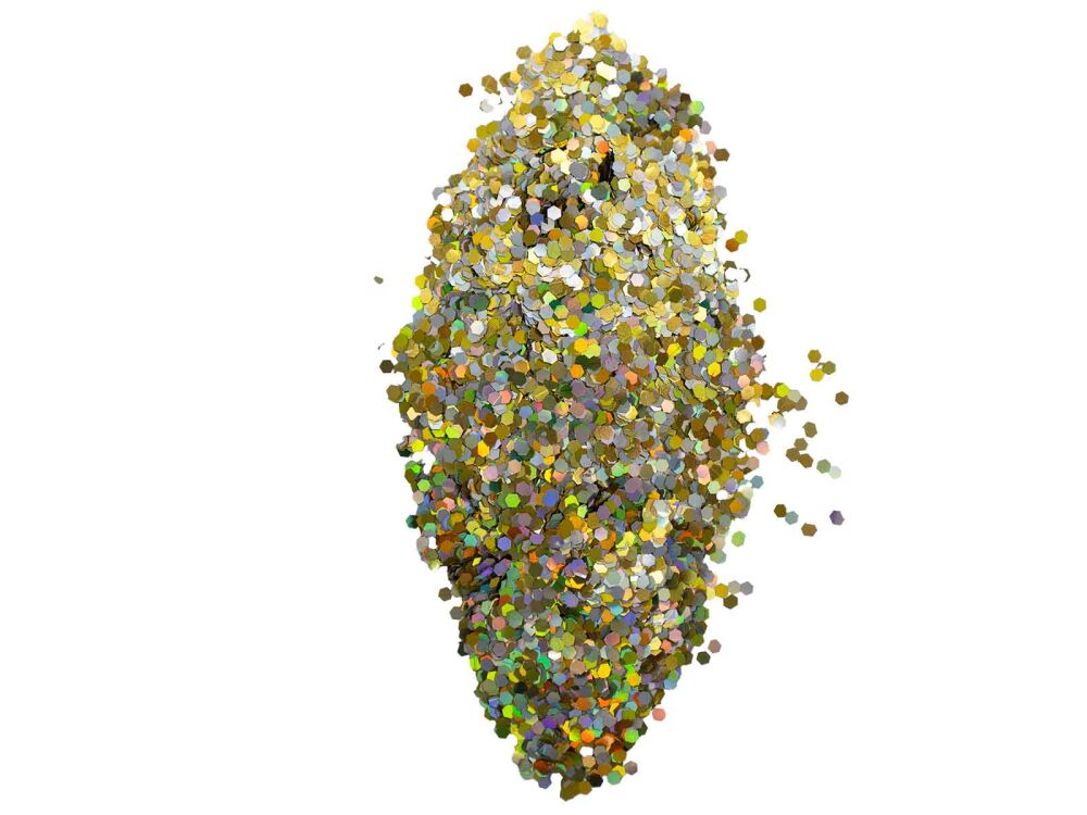 Gümüş Altın Glitter Süsleme Aksesuarı 100 GR - 3