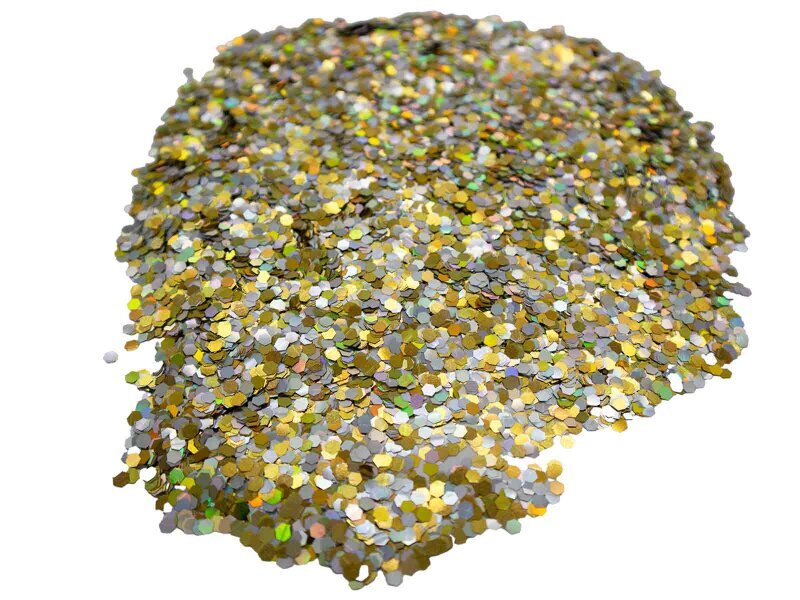 Gümüş Altın Glitter Süsleme Aksesuarı 100 GR - 2