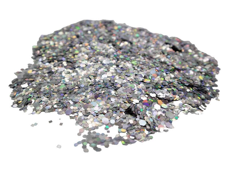 Gümüş Glitter Süsleme Aksesuarı 100 GR - 2