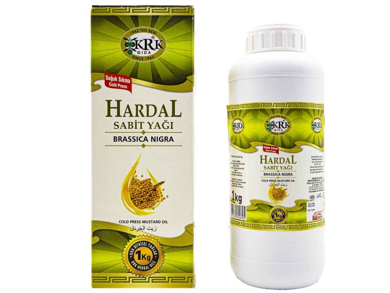 Hardal Sabit Yağı 1 KG - KRK GIDA