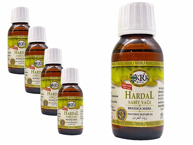 Hardal Sabit Yağı 50 CC 12 Adet - KRK GIDA