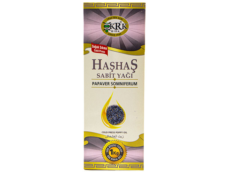 Haşhaş Sabit Yağı 1 KG - KRK GIDA