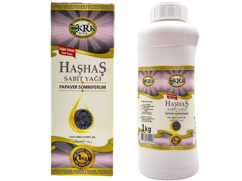 Haşhaş Sabit Yağı 1 KG - KRK GIDA