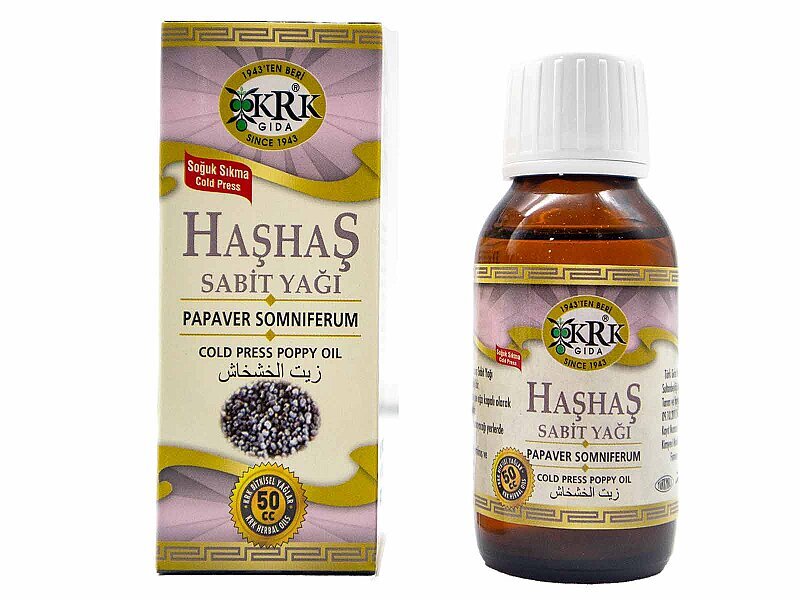 Haşhaş Sabit Yağı 50 CC 12 Adet - 2