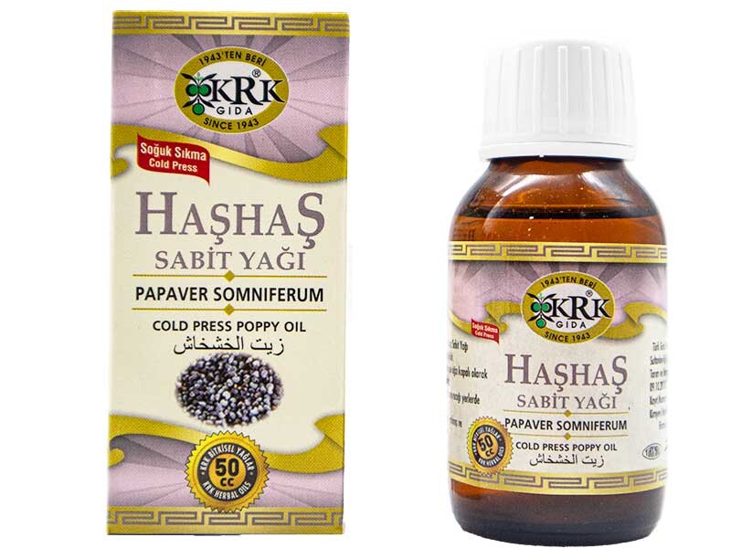 Haşhaş Sabit Yağı 50 CC - KRK GIDA