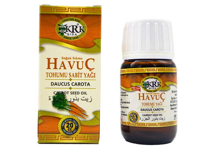 Havuç Tohumu Sabit Yağı 20 CC 12 Adet - KRK GIDA