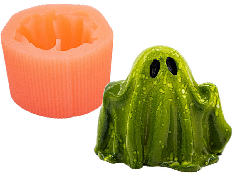Hayalet Silikon Mum Kalıbı M-307 - 1